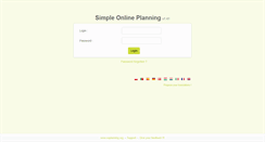 Desktop Screenshot of demo.soplanning.org